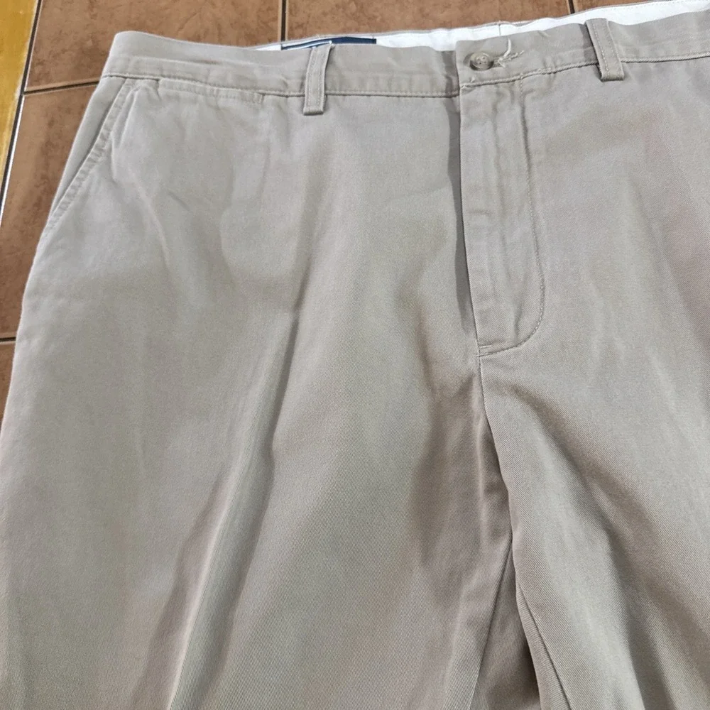 Polo Ralph Lauren‎ Pants Mens 40x32 Khaki Chino Straight Preston Cotton Preppy